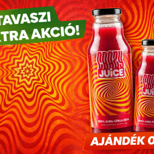 Tavaszi extra akció – 100% Alma–Cékla–Répa (0,75L + ajándék 0,3L)