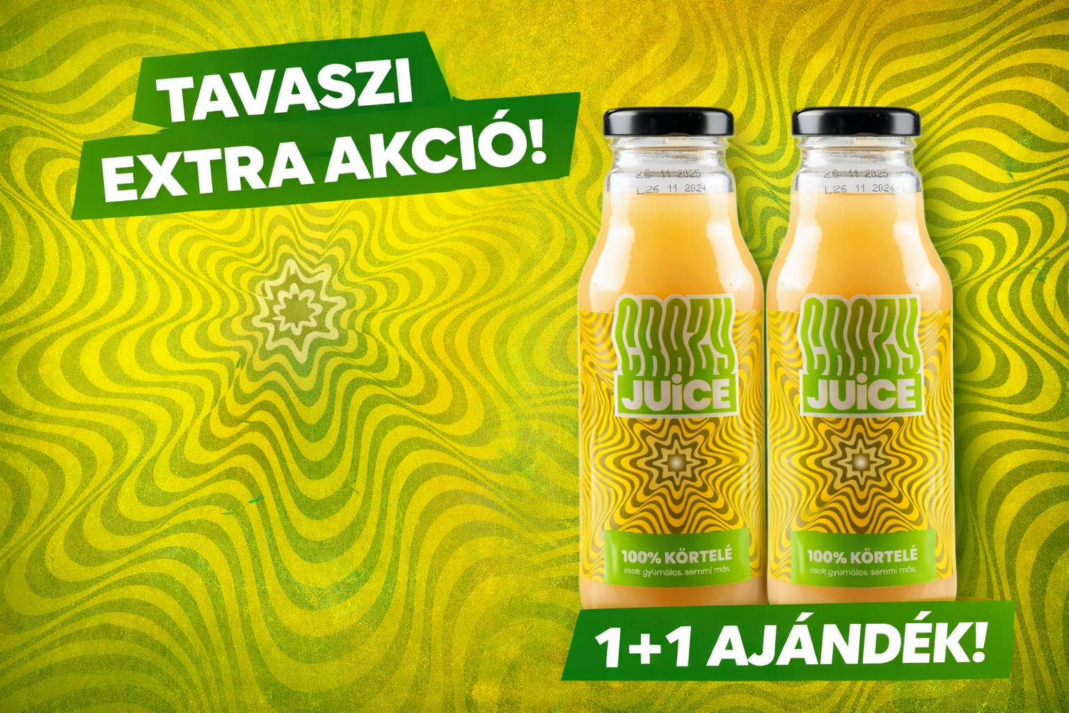 Tavaszi extra akció – 100% Körte (1+1)
